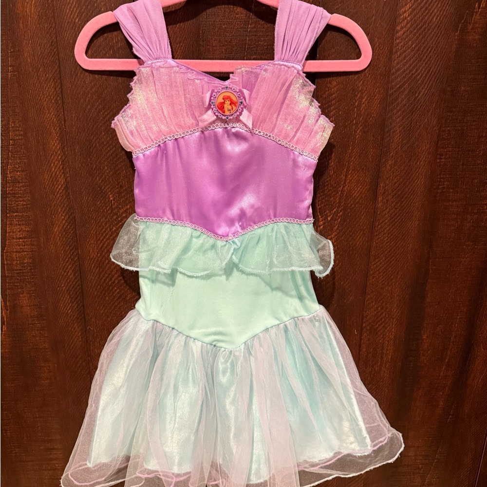 Disney Store Official Little Mermaid Ariel Purple & Mint Costume – Size 2T 🧜‍♀️